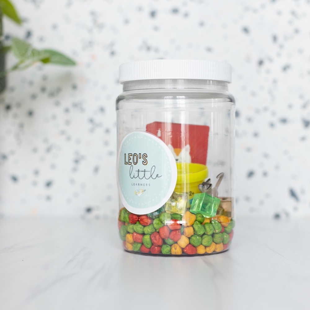 Coins & Crystals Sensory Jar